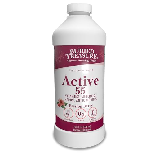Image 1 of Default Title for the product Buried Treasure Active 55 Plus Liquid Multivitamin for Seniors 32 Servings