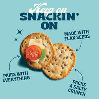 Thumbnail for Image 5 of Back to Nature Classic Round Crackers + Crispy Wheat Crackers + Stoneground Wheat Crackers, Non-GMO, Plant-Based Snack Cracker, Made with Whole Grains, Snack Happy