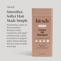 Thumbnail for Image 6 of Kitsch Smoothing Castor Oil Shampoo for Women & Men – Made in USA – 12.3 oz