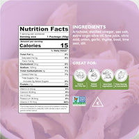 Thumbnail for Image 2 of Poshi Marinated Artichoke Heart Snack Packs, Basil & Thyme,10-Pack, 1.58 oz