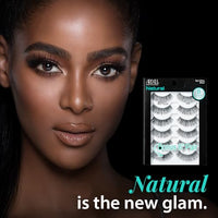 Thumbnail for Image 2 of Ardell Natural 105 False Eyelashes Black, 6 Pairs