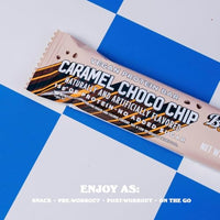 Thumbnail for Image 5 of BAREBELLS Vegan Protein Bars Caramel Choco Chip, 24-Pack