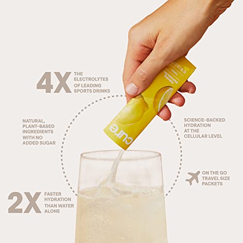 Image 3 of Cure Hydration Electrolyte Drink Powder Lemonade 8 Packets