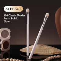 Thumbnail for Image 6 of ALBEAUT Eye Shadow Brush For Shading, Dense & Soft Eyeshadow Applicators for Smokey Eyes Makeup, Powder Eye Shadow Blender (196 Classic Shader)