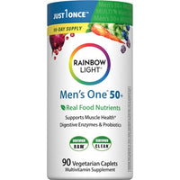 Thumbnail for Image 3 of 90 Count (Pack of 1) for the product Rainbow Light Mens Multivitamin One + for 50 Plus
