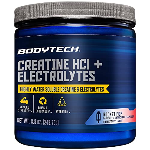 Image 1 of Default Title for the product BodyTech Creatine HCl + Electrolytes Powder, Rocket Pop, 8.8 Oz