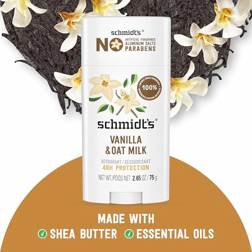 Image 4 of Schmidt's Aluminum-Free Deodorant Vanilla & Oat Milk 2.65 oz