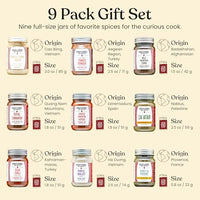 Thumbnail for Image 3 of Burlap & Barrel 9-Pack Spice Gift Set – 9 Full-Size Jars of Favorite Spices