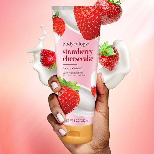 Image 5 of Bodycology Shea Butter Body Cream, Strawberry Cheesecake, 8 oz