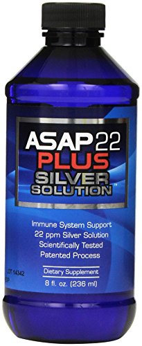Image 1 of none / 8 Fl Oz (Pack of 1) for the product American Biotech Labs ASAP 22 Plus Silver Solution - 8 oz