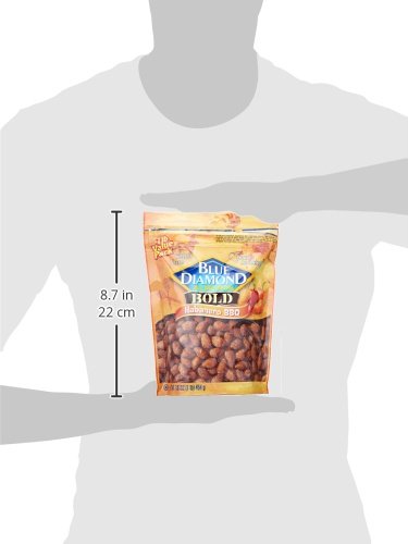 Image 6 of Blue Diamond Almonds Bold Habanero BBQ 16 Ounce Pack of 2
