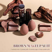 Thumbnail for Image 4 of BS-MALL Telescopic Kabuki Brush & 7 Sponge Set