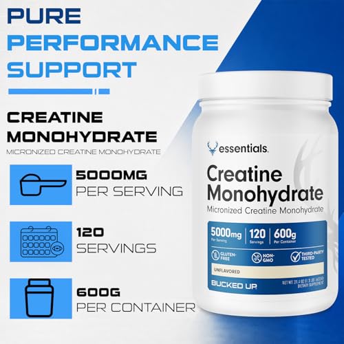 Image 6 of Bucked Up Pure Micronized Creatine Monohydrate 600 Grams