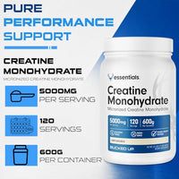 Thumbnail for Image 6 of Bucked Up Pure Micronized Creatine Monohydrate 600 Grams