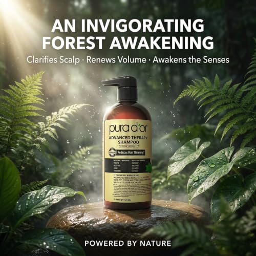 Image 6 of PURA D'OR Advanced Therapy Biotin Shampoo for Thinning Hair, 16oz