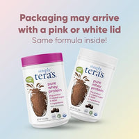 Thumbnail for Image 2 of simply tera's Pure Whey Protein Powder, Dark Chocolate, Clean Label - 24 Oz