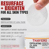 Thumbnail for Image 2 of THAYERS Exfoliating 2% AHA Toner Pads, 60 Count