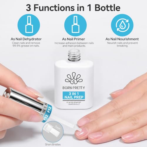 Image 3 of Born Pretty 3-in-1 Nail Dehydrator and Nail-Primer 15ML