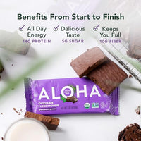 Thumbnail for Image 2 of ALOHA Organic Plant-Based Protein Bars 12 Count