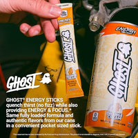 Thumbnail for Image 6 of GHOST Sugar-Free Energy Drink Packets, Orange Cream, 24 Sticks