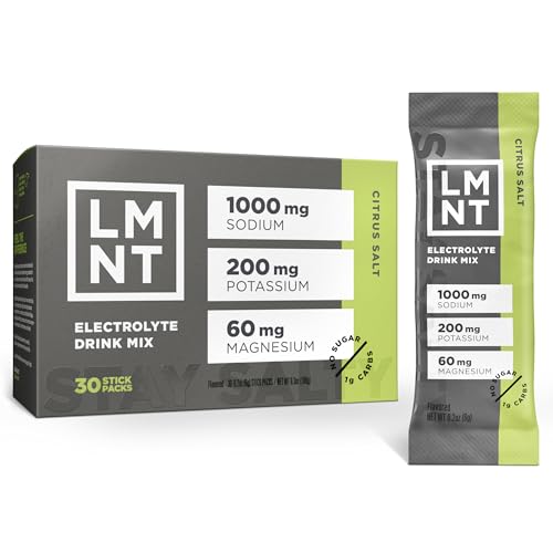 Image 10 of Citrus Salt / 30 Count for the product Drink LMNT Zero Sugar Electrolytes Drink Mix