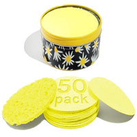 Thumbnail for Image 3 of Yellow / 1 Count (Pack of 50) for the product AOA Studio Compressed Facial Sponges