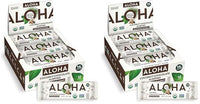 Thumbnail for Image 1 of Default Title for the product ALOHA Organic Plant Based Protein Bars Coconut Chocolate Almond 1.98-Ounce Bars 12 Count Pack of 2