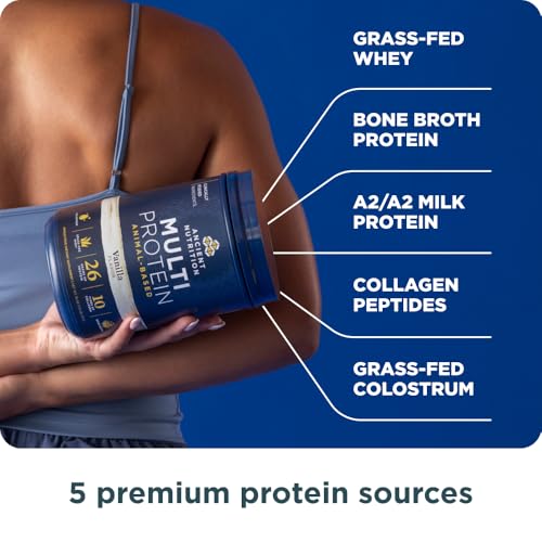 Image 5 of Ancient Nutrition Grass Fed Multi Protein, Bone Broth, Whey