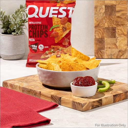 Image 5 of Quest Pizza Tortilla Style Protein Chips, 1.01 oz bags, 12 Count