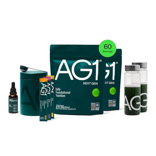 Image 1 of Default Title for the product AG1 Next Gen Greens Powder Superfood, Multivitamin & Probiotic, Family Kit