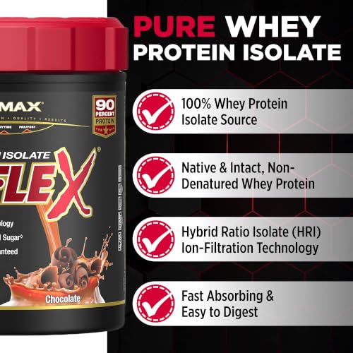 Image 2 of ALLMAX ISOFLEX Whey Protein Isolate, Chocolate, 1 lb