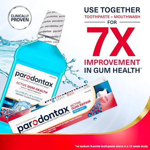 Image 6 of Parodontax Active Gum Health Mouthwash, 3x16.9 Fl Oz