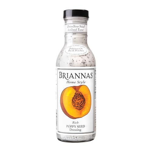 Image 1 of Default Title for the product BRIANNAS Home Style Rich Poppy Seed Dressing 355ml Bottle