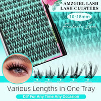 Thumbnail for Image 3 of AMZGIRL LASH Lash Clusters Kit C Curl Manga Anime Lashes 10-18mm, Puppy