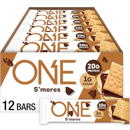 Image 1 of Default Title for the product ONE S'mores Protein Bars, 20g Protein, Gluten Free Snacks, 12 ct