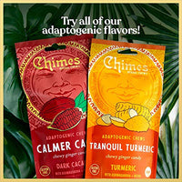 Thumbnail for Image 5 of Chimes Tranquil Turmeric Adaptogen Ginger Chews Candy - 2 Pack