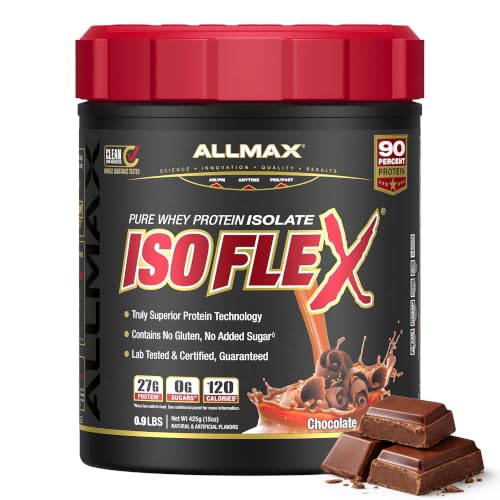 Image 1 of Default Title for the product ALLMAX ISOFLEX Whey Protein Isolate, Chocolate, 1 lb