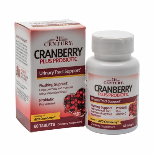 21st Century Cranberry + Probiotic 60 Tabs