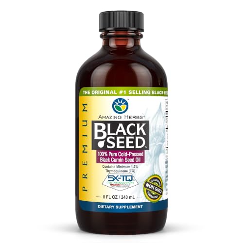 Image 4 of 8 Fl Oz (Pack of 1) for the product Amazing Herbs Premium Black Seed Oil