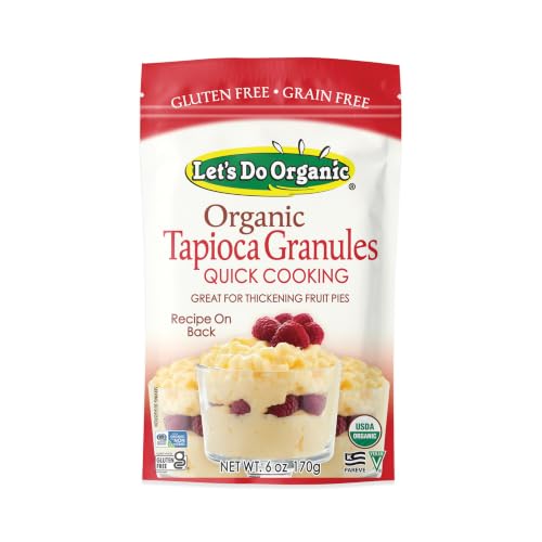 Image 1 of 6 Ounce (Pack of 1) for the product Let's Do Organic Tapioca Granules, Instant Tapioca - 6 Oz (Pack of 1)