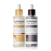 Thumbnail for Image 1 of Default Title for the product Dr.Melaxin Peel Shot Glow Rice Peeling Ampoule Duo Daily Soft Exfoliating Face and Body Scrub