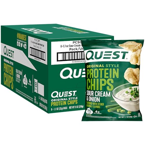 Image 1 of Default Title for the product Quest Protein Chips - Sour Cream & Onion (8 Bags)