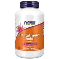 Thumbnail for Now Foods Pantothenic Acid 500 mg 250 Caps