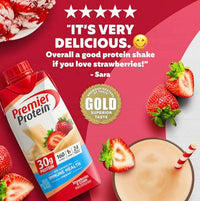 Thumbnail for Image 3 of Premier Protein Shake, Strawberries & Cream, 11 fl oz, 15 Pack
