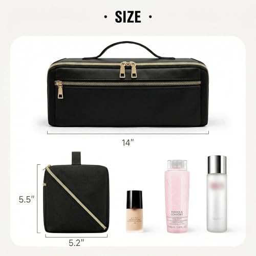 Image 5 of BAGCRAZY Hair Tools Travel Bag with Heat Resistant Mat