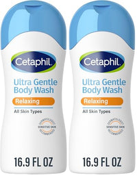 Thumbnail for Image 1 of Default Title for the product Cetaphil Ultra Gentle Refreshing Body Wash 16.9oz Pack of 2