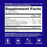 Thumbnail for Image 7 of Qunol Brain Health Memory Plus w/Magtein, Cognizin & Vitamin B6, 60ct