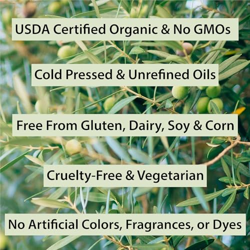 Image 7 of Organic Body Lotion - USDA Certified Organic Nourishing Hand & Body Lotion - Unscented - 8 fl oz