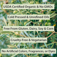Thumbnail for Image 7 of Organic Body Lotion - USDA Certified Organic Nourishing Hand & Body Lotion - Unscented - 8 fl oz