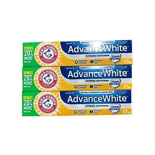 Image 2 of ARM & HAMMER Advance White Toothpaste, 3 Count